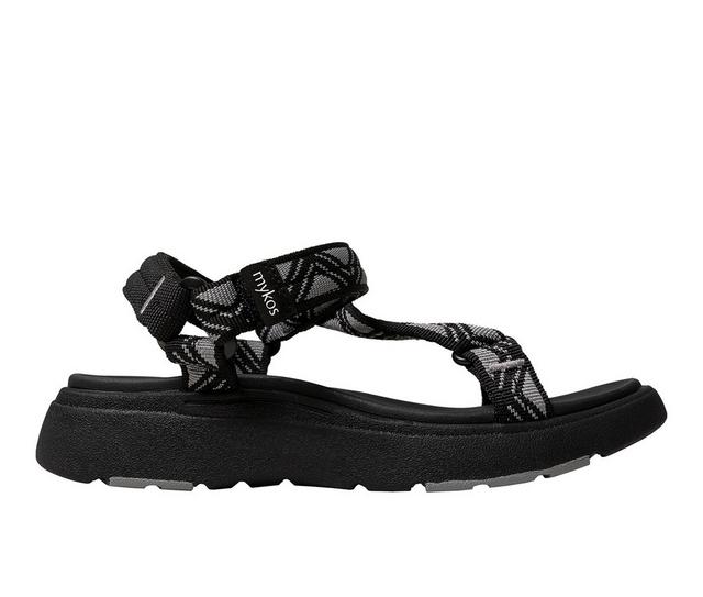 Women's Mykos Solstice Sandals in Black color