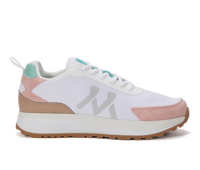 Women's Mykos Tori Sneakers in White/Rose color