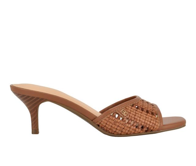 Women's Tommy Hilfiger Claihre Dress Sandals in Medium Brown color