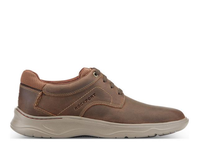 Men's Rockport Colden Casual Oxfords in Medium Natural color