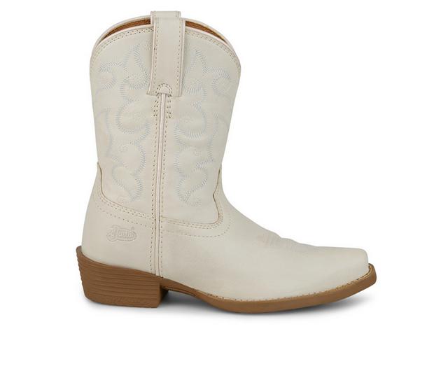 Girls' Justin Boots Little Kid & Big Kid Bronci Cowboy Boots in White color