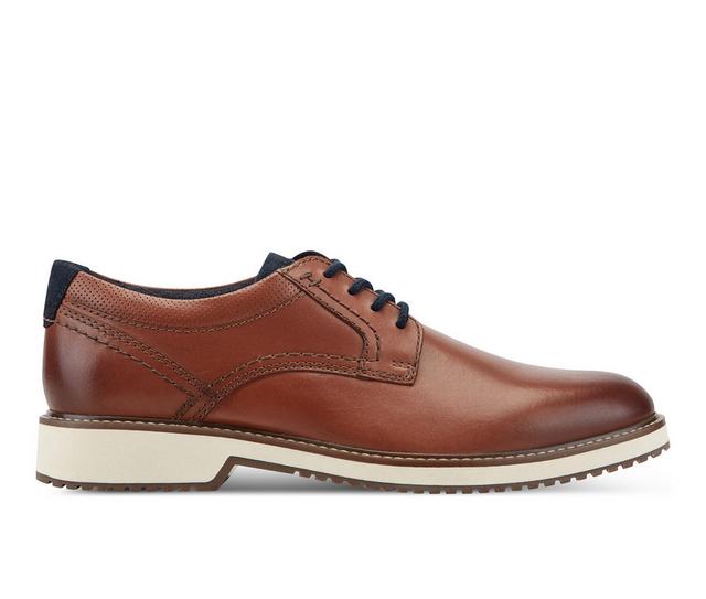 Men's Rockport Criss Oxfords in Caramel color