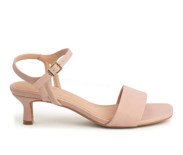 Women's New York and Company Garnet Dress Sandals in Pink color