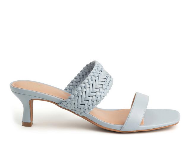 Women's New York and Company Gretchen Dress Sandals in Blue color