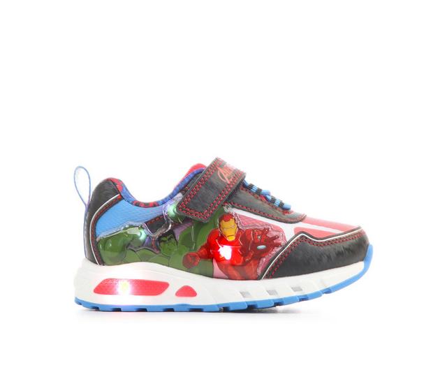 Kids' MARVEL Toddler & Little Kid Avengers Lighted2 Sneakers in Blue/Red color