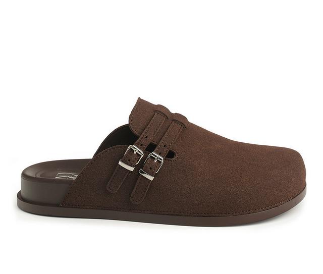Women's New York and Company Dulcy Clogs in Brown color