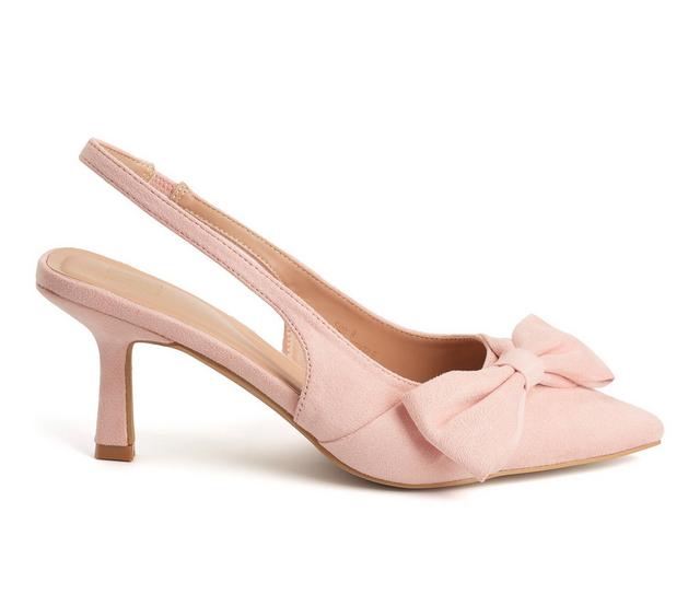 Women's New York and Company Cori Pumps in Pink color