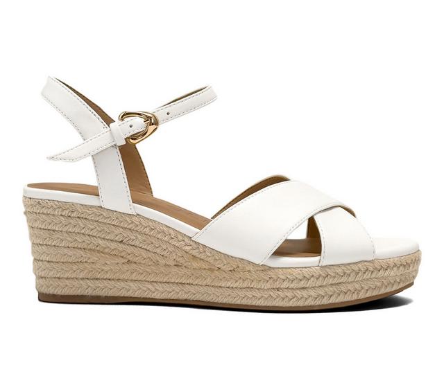 Women's Aerosoles Casarina Wedges in White color