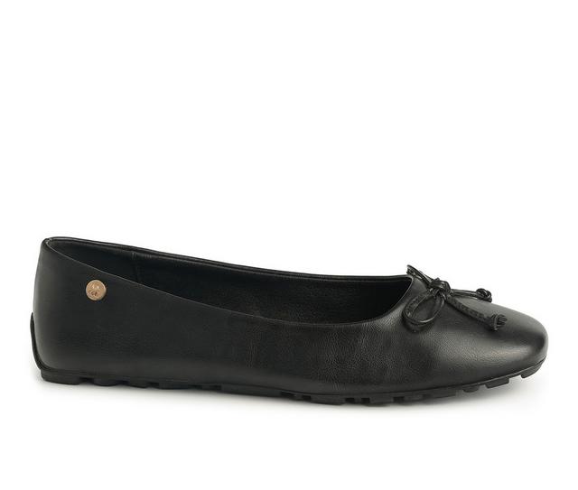 Women's New York and Company Frankie Flats in Black color