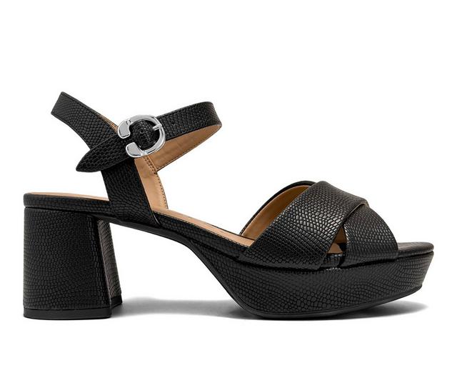 Women's Aerosoles Charlye Platform Sandals in Black color