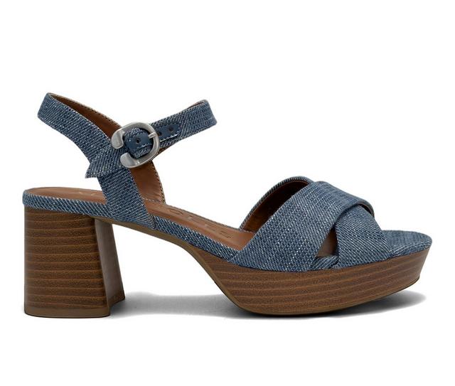 Women's Aerosoles Charlye Platform Sandals in Blue color