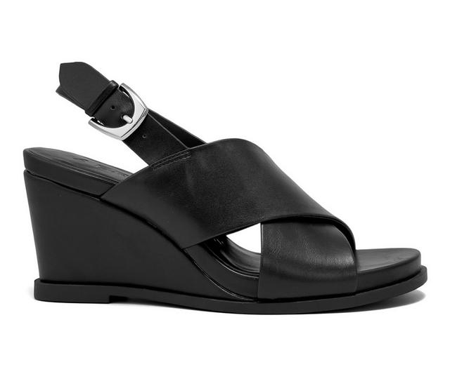 Women's Aerosoles Dayonara Wedges in Black color