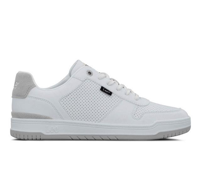 Men's Lee Footwear Specter Core Sneakers in White color