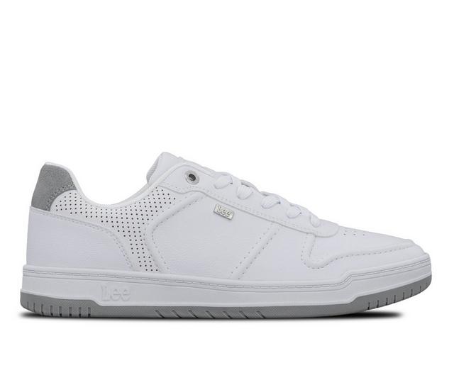 Men's Lee Footwear Specter Lux Sneakers in White/LightGrey color