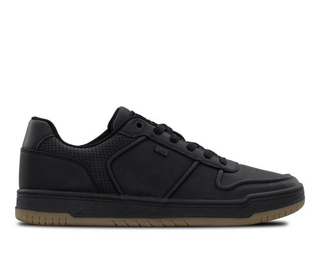 Men's Lee Footwear Specter Lux Sneakers in Black Mono/Gum color