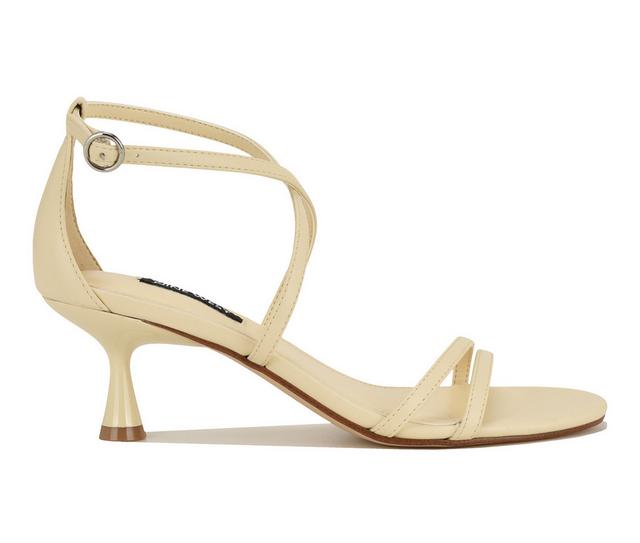 Women's Nine West Jettie Dress Sandals in Cream color