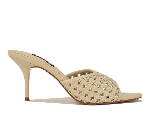 Women's Nine West Kirela Dress Sandals in Ivory color
