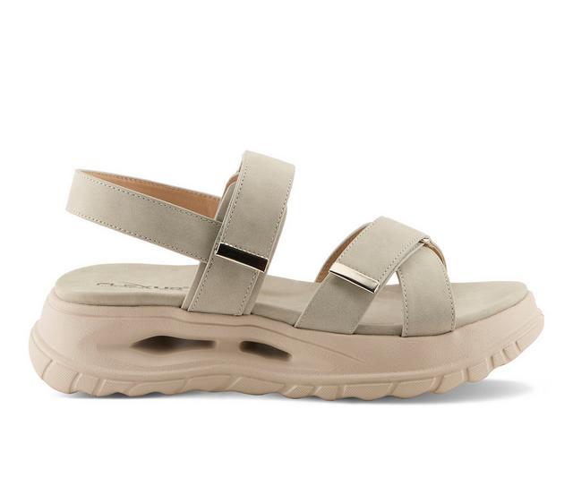 Women's Flexus Firebird Sandals in Light Grey color