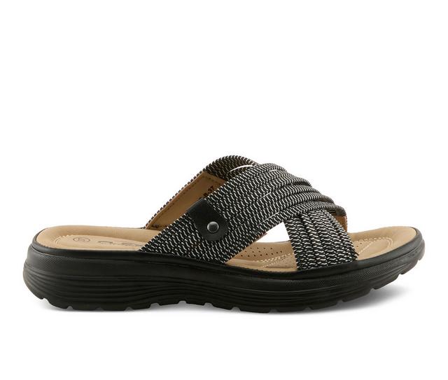 Women's Flexus Gaspie Sandals in Black color