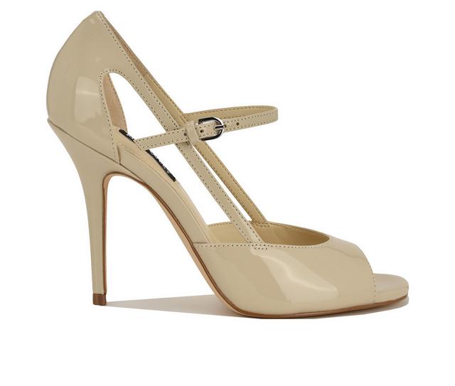 Women's Nine West Perela Pumps in Ivory Patent color
