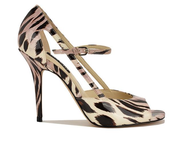 Women's Nine West Perela Pumps in Lt Nat Lprd Pat color