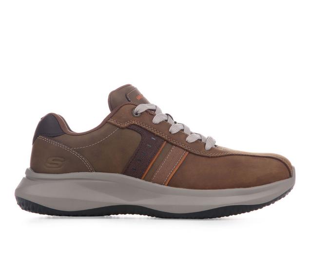 Men's Skechers Apollo - Quentin Oxfords in Desert Leather color