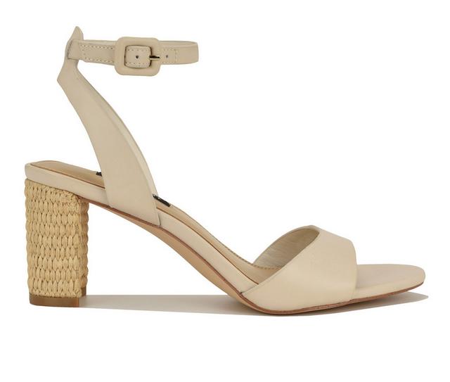 Women's Nine West Pheba Dress Sandals in Cream color