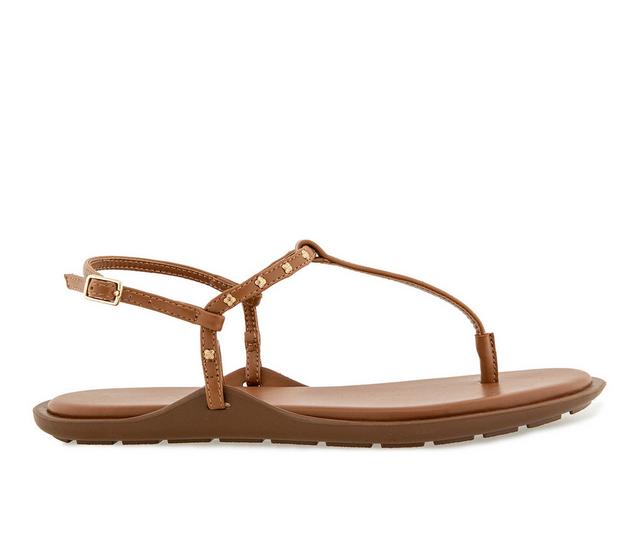 Women's Splendid Asher Studs Sandals in Caramel color