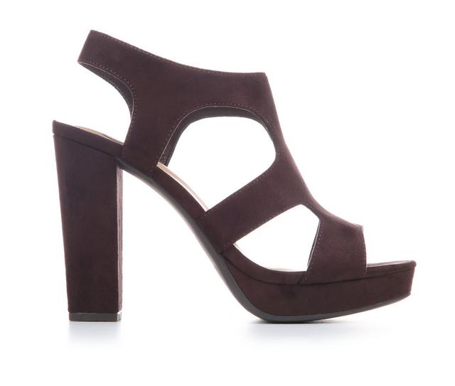 Women's Delicious Guard-S Dress Sandals in Brown Micro color