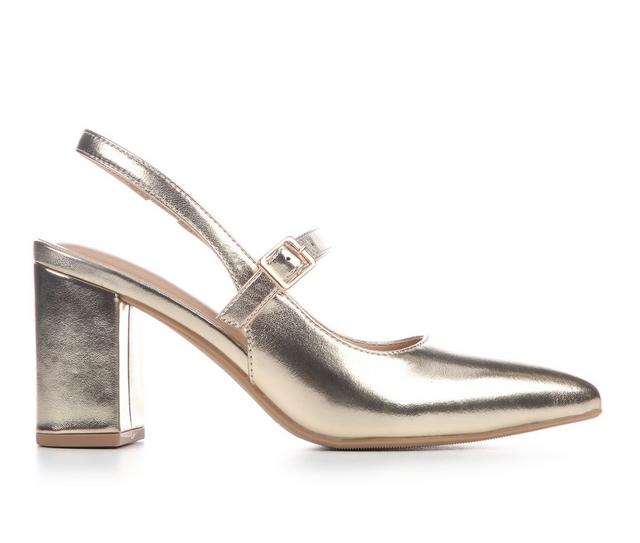 Women's Soda Petunia-S Pumps in Gold color