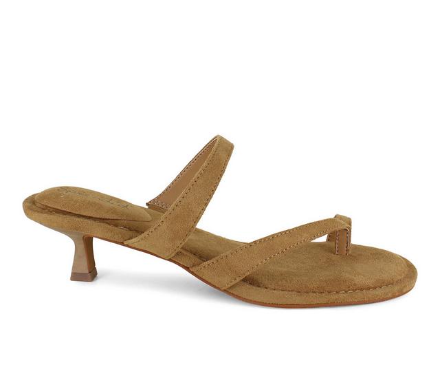 Women's Splendid Hayes Heeled Sandals in Macchiato color