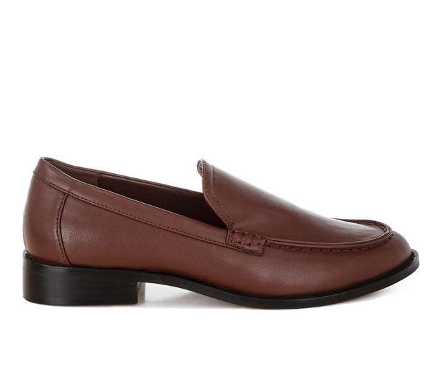 Women's Rag & Co Ninto Loafers in Brown color