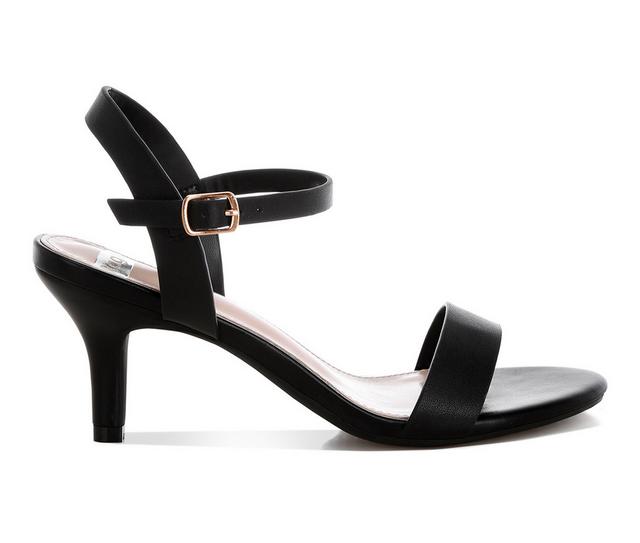 Women's Rag & Co Tomari Dress Sandals in Black color