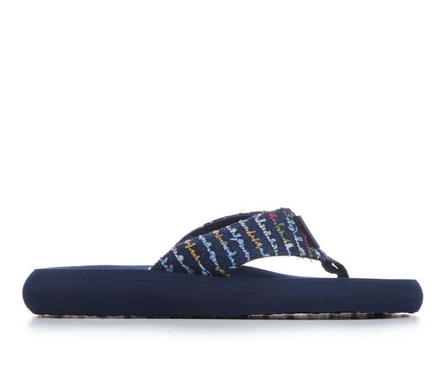 Women's Rocket Dog Spotlight Flip-Flops in Navy Multi 2 color