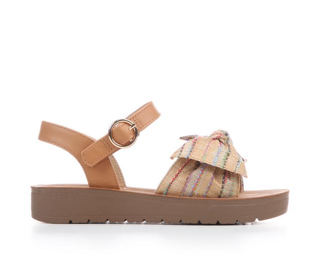 Girls' Soda Little Kid & Big Kid Jane Sandals in Natural Multi color