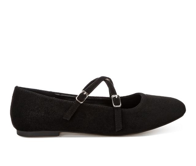 Women's Rag & Co Nayela Flats in Black color