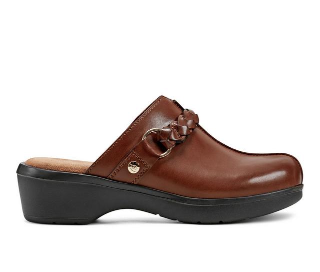 Women's Easy Spirit Paxton Clogs in Cognac color