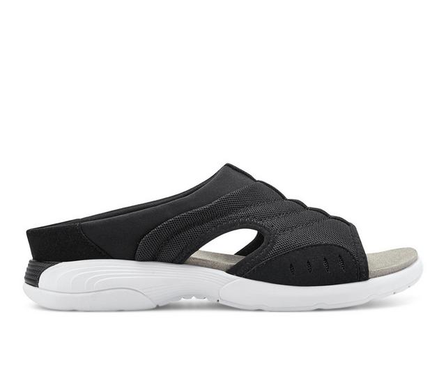 Women's Easy Spirit Traciee Sandals in Black color