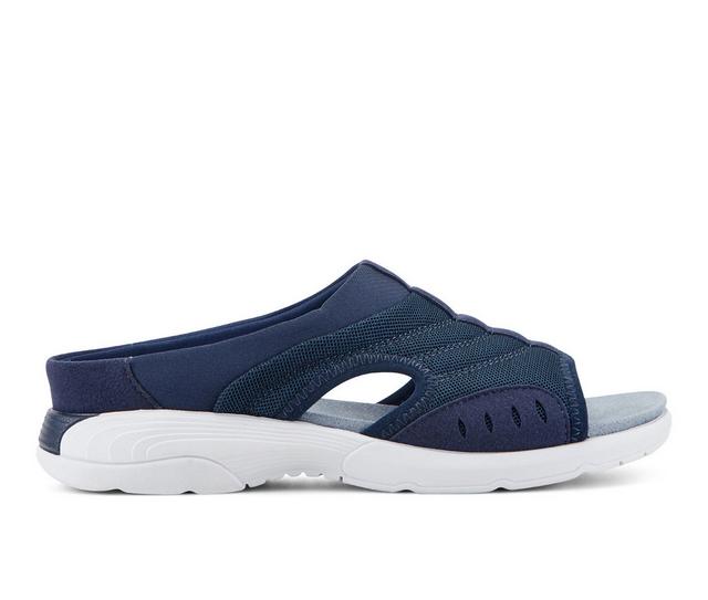 Women's Easy Spirit Traciee Sandals in Navy color
