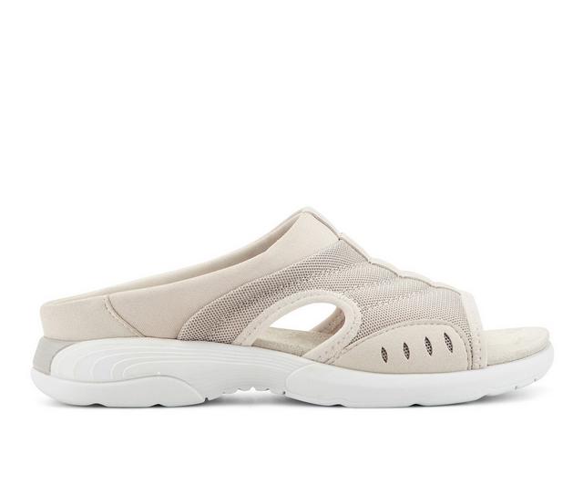 Women's Easy Spirit Traciee Sandals in Grey/Natural color