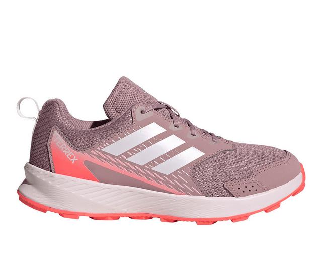 Girls' Adidas Big Kid Terrex TraceFinder Running Shoes in Mauve/Pink color