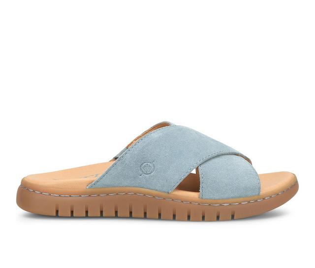 Women's Born Adia Sandals in Light Blue Sky color