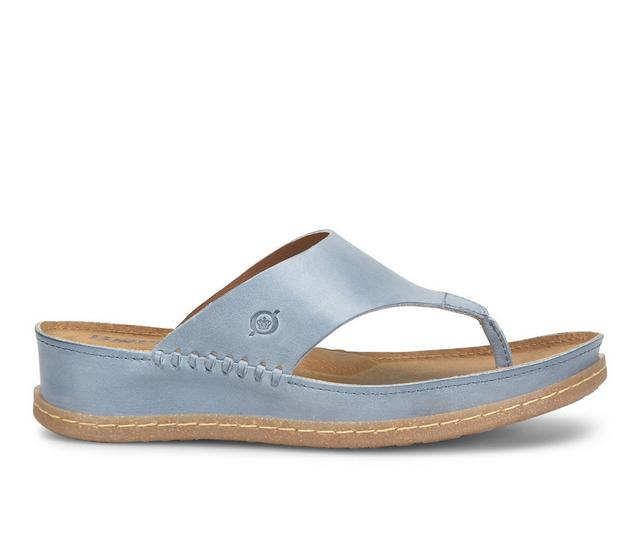 Women's Born Edie Flip-Flops in Blue color