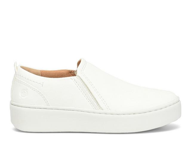 Women's Born Mira Slip On Slip-on Sneakers in White color