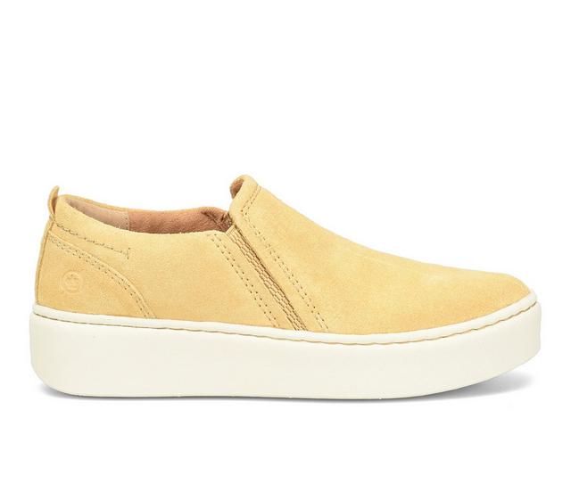 Women's Born Mira Slip On Slip-on Sneakers in Yellow color