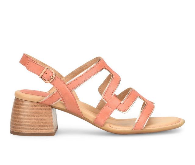 Women's Born Sofia Dress Sandals in Rust color