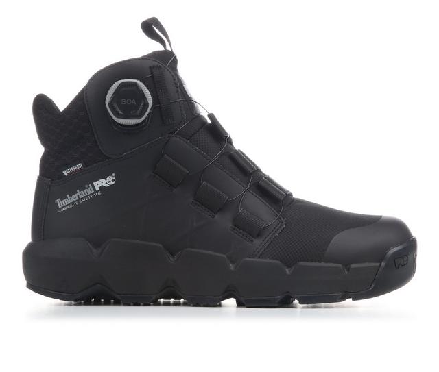 Men's Timberland Pro Morphix Boa Work Boots in Black color