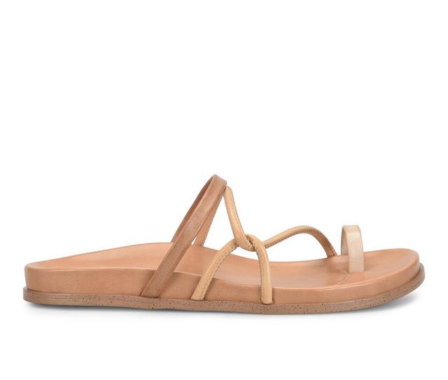 Women's Korks Audra Sandals in Natural Yellow color