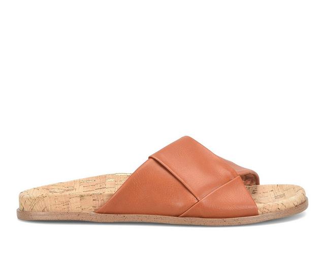 Women's Korks Aurora Sandals in Dark Tan color