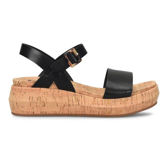 Women's Korks Divinity Wedges in Black color